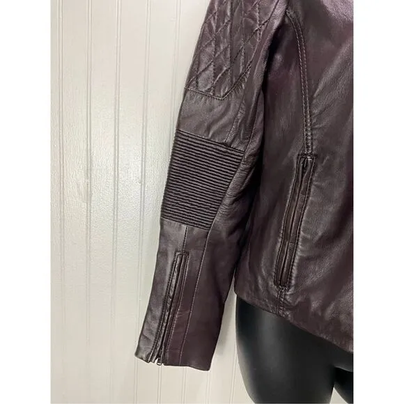 DANIER Leather Moto Jacket