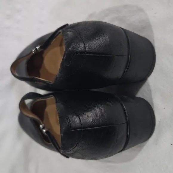 Dankso Leather Classic Black Mary Jane Women's Shoes Size 8.5