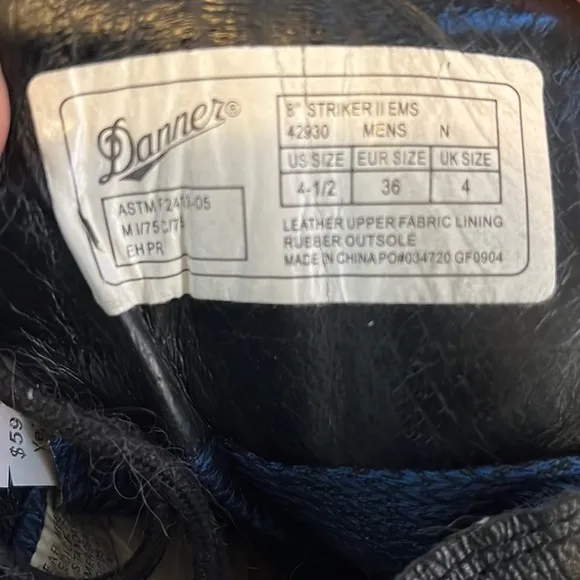 DANNER 8” Striker 11 EMS boots