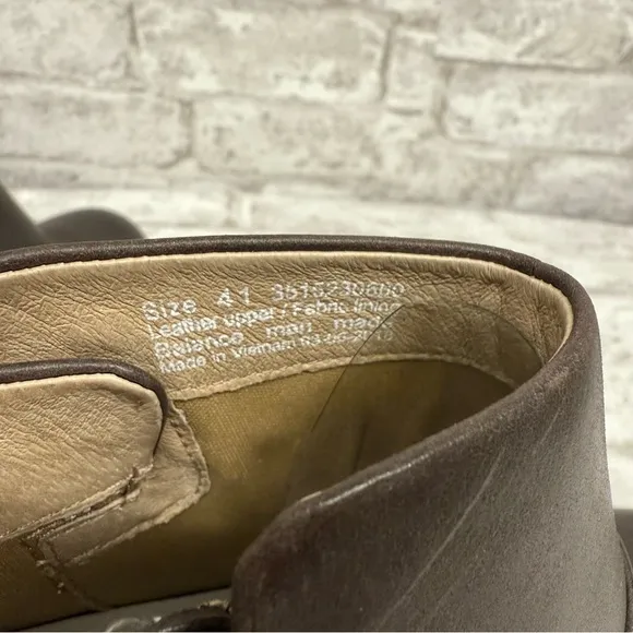 Dansko Miley Brown Boots Bootie Women’s 41-10.5-11 Brown Leather NEW