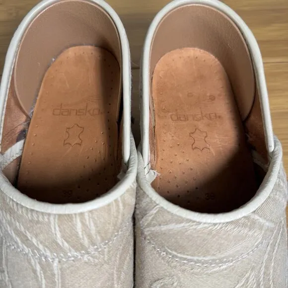 Dansko™ Tan Embroidered Textile Shoes Size 39