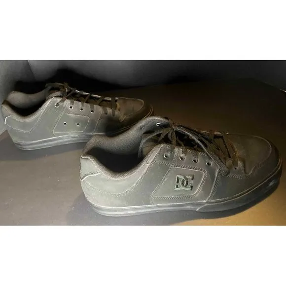 DC PURE Skateboard Shoes Sneakers Black Mens 16 Skater Casual Outdoors