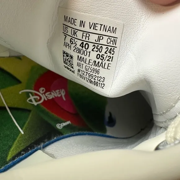 Disney Miss Piggy and Kermit Classic Stan Adidas Sneakers