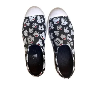 Disney Parks Native Jefferson Mickey Mouse Black Slip On Shoes