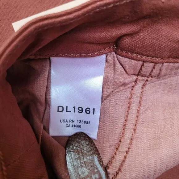 DL1961 Marianna Hewitt Bridget Cropped High Rise Instasculpt Boot Jeans 20W New