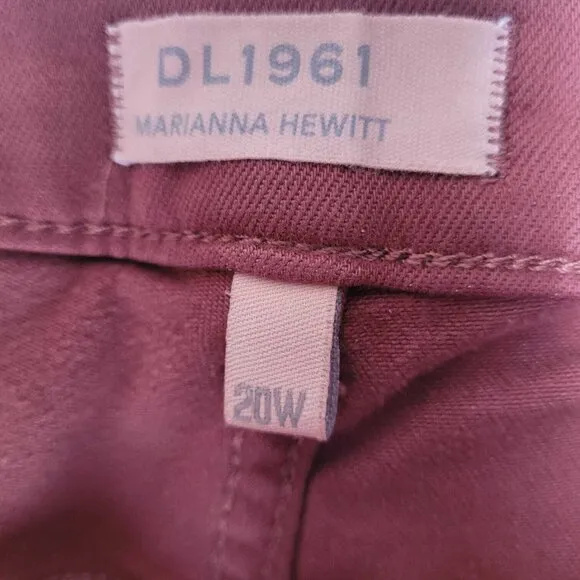 DL1961 Marianna Hewitt Bridget Cropped High Rise Instasculpt Boot Jeans 20W New