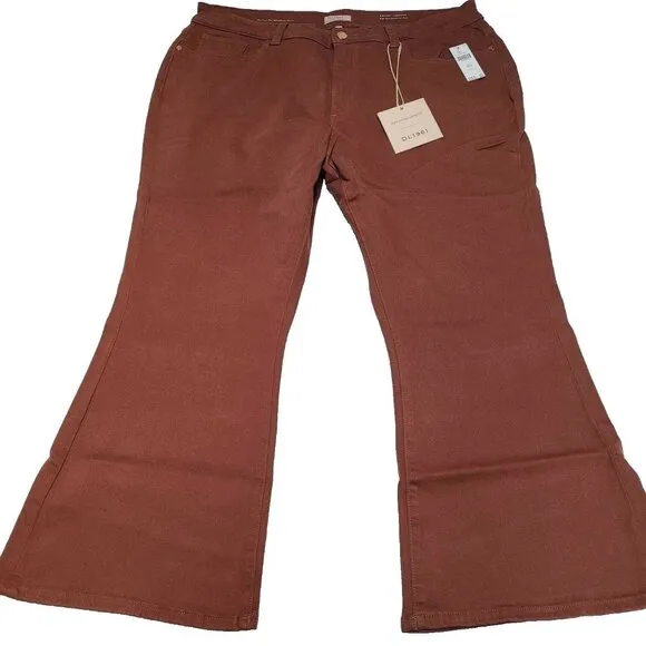 DL1961 Marianna Hewitt Bridget Cropped High Rise Instasculpt Boot Jeans 20W New