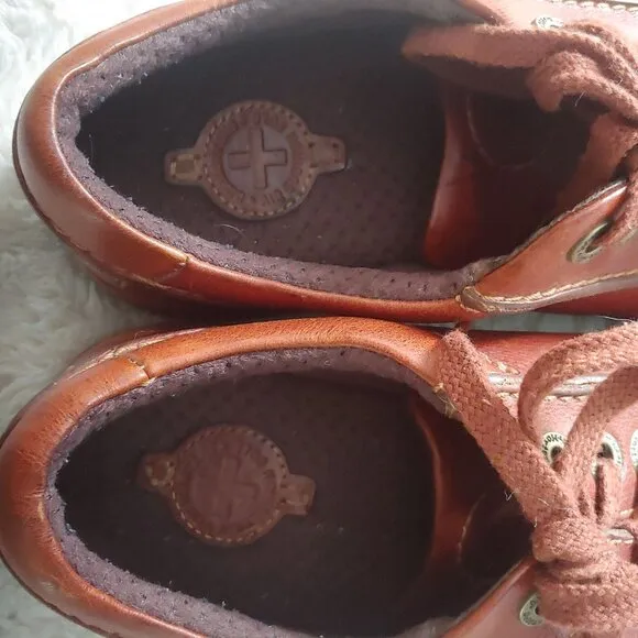 Doc Dr Martens Perry Brown Leather Casual Shoes Size US M 10