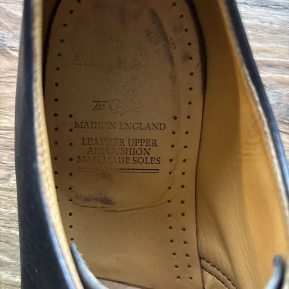 Doc Martens England Vintage Brogue Oxford Lace Up Grunge Moto Academia Y2K  Sz 9
