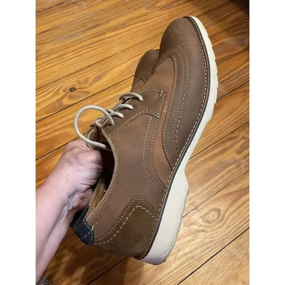Dockers‎ &quot;Maxwell&quot; Business Casual Tan Shoes Size 10.5 M EUC