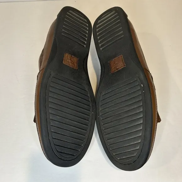 Dockers Sinclair Loafers Men's 13 Wide Brown Casual Shoes Leather Tassel Kiltie