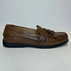 Dockers Sinclair Loafers Men's 13 Wide Brown Casual Shoes Leather Tassel Kiltie