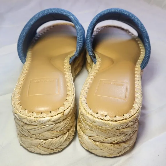 Dolce Vita Chavi platform‎ wedge sandal denim size 8.5