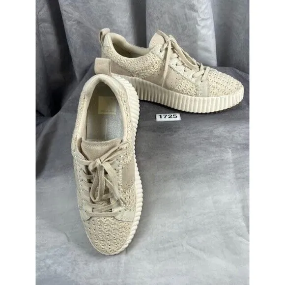 Dolce Vita Dolley Sandstone Knit Sneakers Size 10