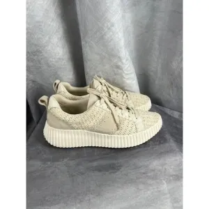 Dolce Vita Dolley Sandstone Knit Sneakers Size 10