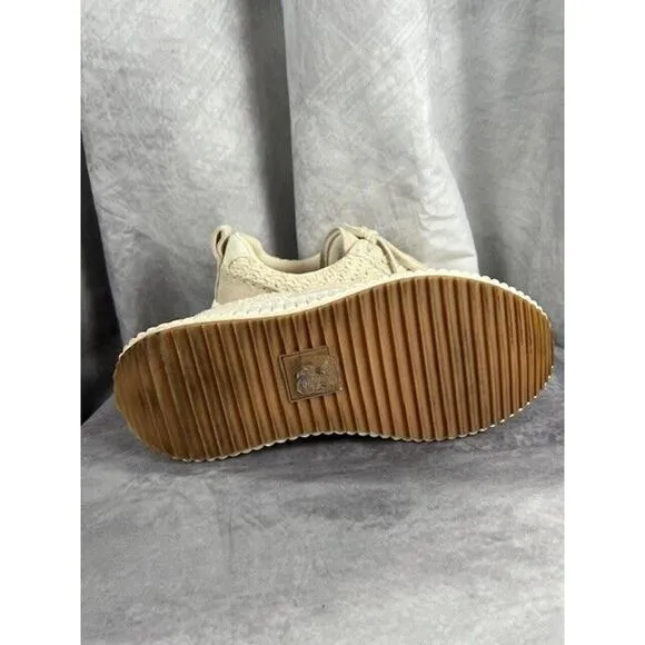 Dolce Vita Dolley Sandstone Knit Sneakers Size 10