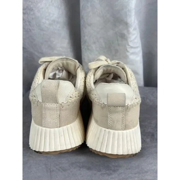 Dolce Vita Dolley Sandstone Knit Sneakers Size 10