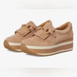 DOLCE VITA  Jhax Sneaker In Almond Suede SIZE 9 Womans