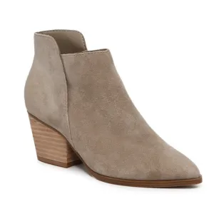 Dolce Vita Taupe Tan Suede Leather Daine Bootie Ankle Boots- Size 11