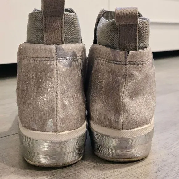 Dolce Vita ZULMA SNEAKERS IN CONCRETE GREY SUEDE Boots size 7.5