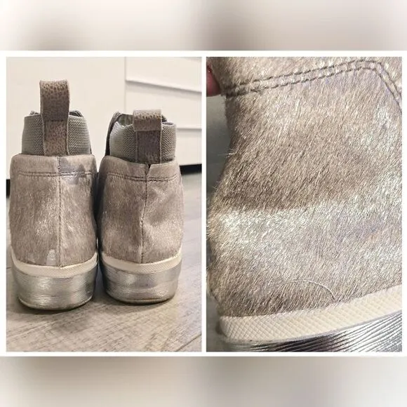 Dolce Vita ZULMA SNEAKERS IN CONCRETE GREY SUEDE Boots size 7.5