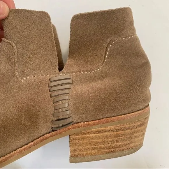 DOLCE VITA SUEDE SLIP ON BOOTIES ANKLE BOOTS