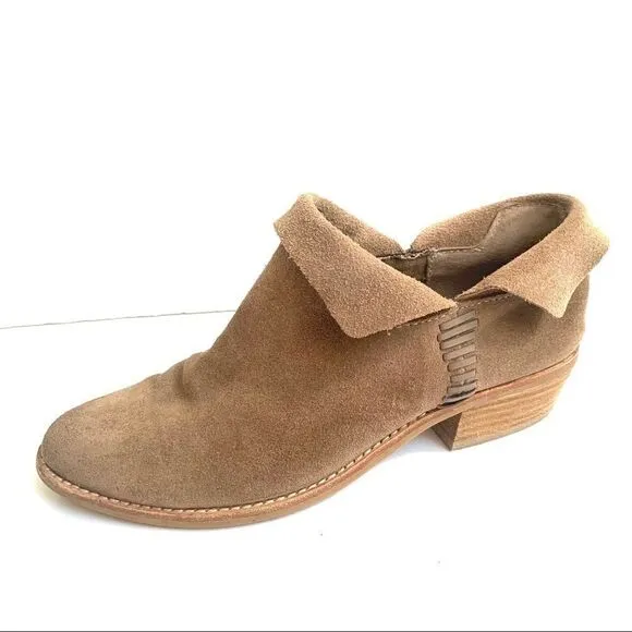 DOLCE VITA SUEDE SLIP ON BOOTIES ANKLE BOOTS