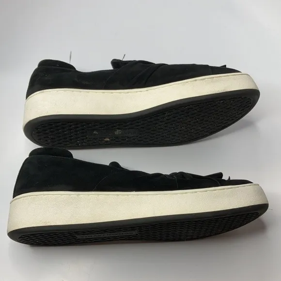 Donald J Pliner Celest knot front suede slip on sneakers size 8