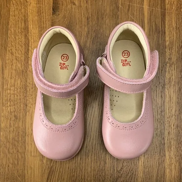 DPAM Classic Mary Jane Shoes Girls 7 23 Dusty Pink Ankle Boots NEW European Shoe
