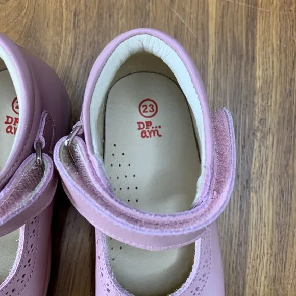 DPAM Classic Mary Jane Shoes Girls 7 23 Dusty Pink Ankle Boots NEW European Shoe
