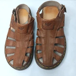 Dr Doc Martens AirWair Mens Size US 13 UK 12 EU 47 Fisherman Sandals Brown Shoes