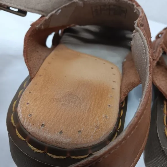 Dr Doc Martens AirWair Mens Size US 13 UK 12 EU 47 Fisherman Sandals Brown Shoes