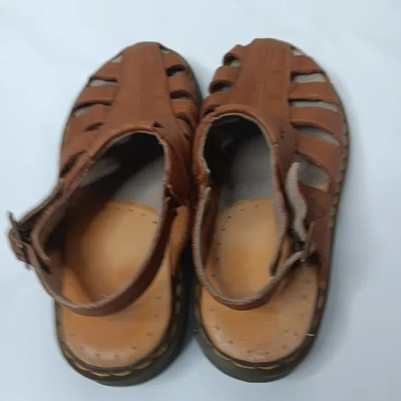 Dr Doc Martens AirWair Mens Size US 13 UK 12 EU 47 Fisherman Sandals Brown Shoes