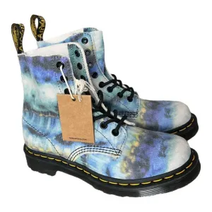 Dr. Martens 1460 Pascal Summer Tie Dye Lace Up Leather Combat Boots Size 6