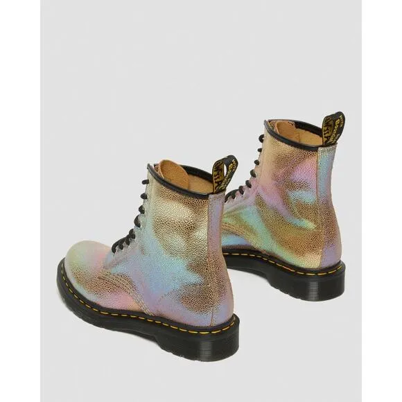 Dr. Martens 1460 Ray Suede Rainbow Boots Size 10