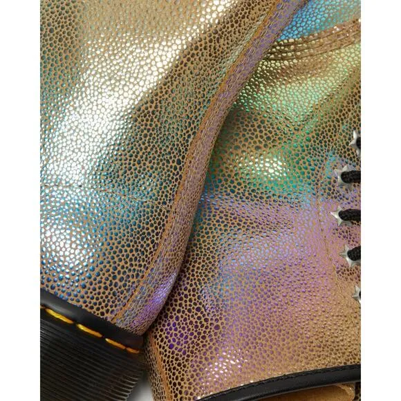 Dr. Martens 1460 Ray Suede Rainbow Boots Size 10