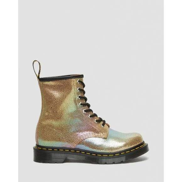 Dr. Martens 1460 Ray Suede Rainbow Boots Size 10
