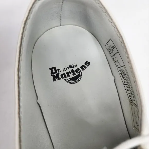 Dr. Martens 1461 Zipper or Lace Up Beama 3 Hole Leather Shoes White Size 7