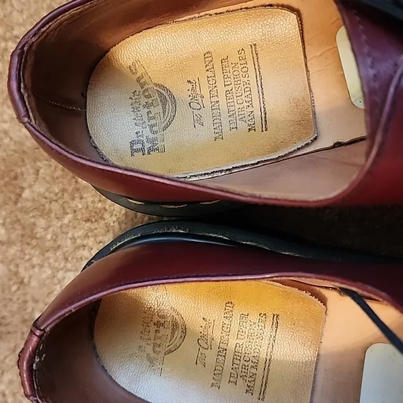 Dr. Martens 1925 Cherry Steel Toe Oxford shoes Unisex