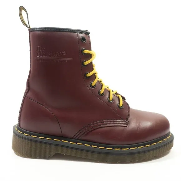Dr Martens 8-Eye Leather Boots - Women's Size 7
