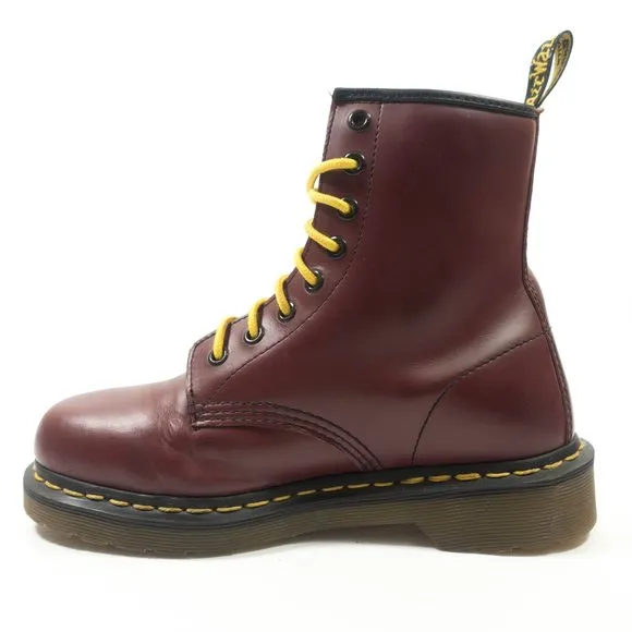 Dr Martens 8-Eye Leather Boots - Women's Size 7