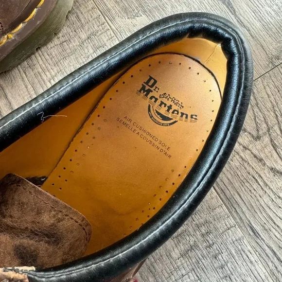 Dr. Martens 8053 Crazy Horse Leather Casual Shoes- Dark Brown