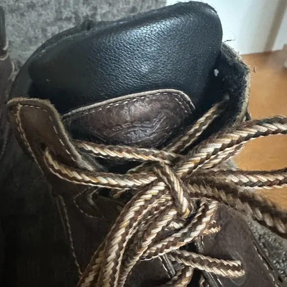 Dr Martens 8460 Made in England Brown Leather Laceup Boots