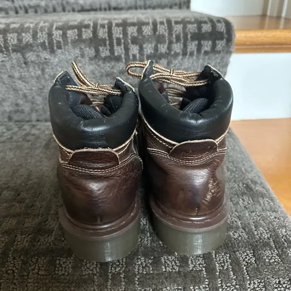 Dr Martens 8460 Made in England Brown Leather Laceup Boots