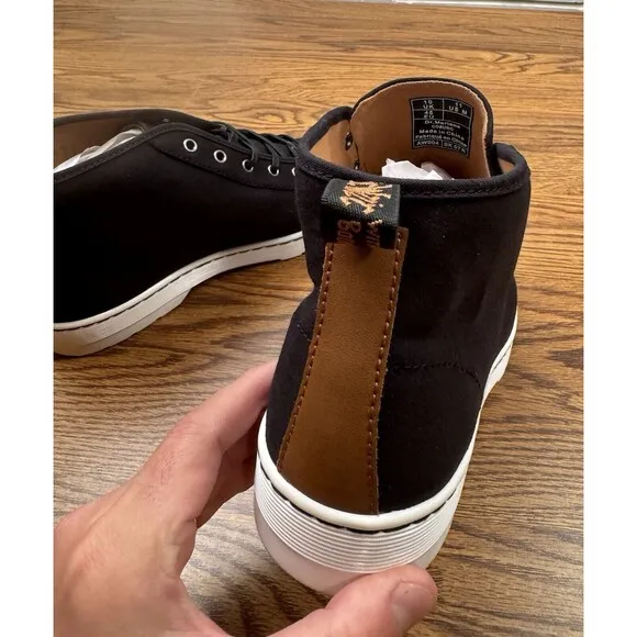 DR. MARTENS AirWair COBURG Black&amp;Tan  Men’s US 11, EU‎ 45; NEW, In Box AW004