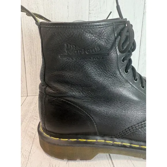Dr Martens Black 1460 Boots Leather 8 Hole Lace Up Mns 10 Wms 11 Pascal Soft