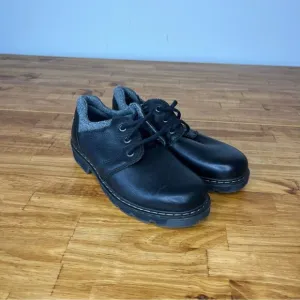 Dr. Martens Black Leather 3 Eye Lace Up Oxford Shoes Size Boys 3