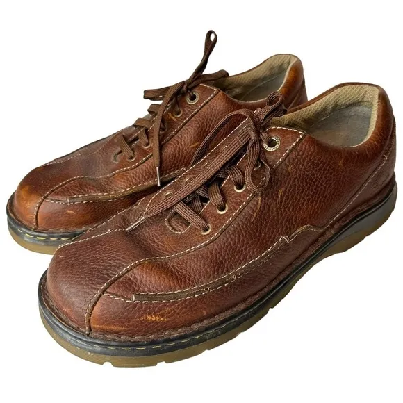 Dr Martens Brown Leather Lace Up Oxford Style Shoe Size 11