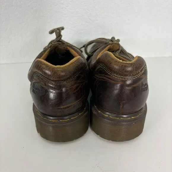 Dr. Martens Brown Leather Vintage Chunky Shoes
