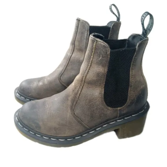 Dr. Martens Cadence Greenland Heeled Chelsea Boots Women's Size 6